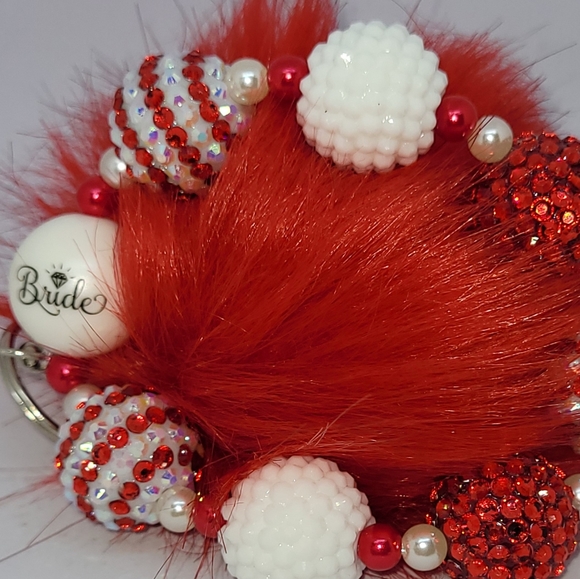 BRIDE WRISTLET KEYCHAIN!! HANDMADE - Picture 4 of 7